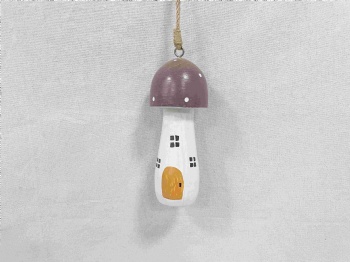 Wooden Mushroom Hanger