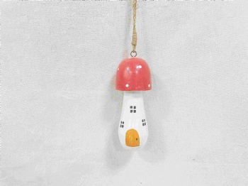 Wooden Mushroom Hanger