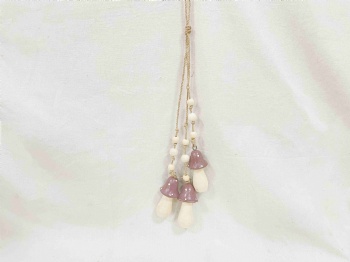 Wooden Mushroom Hanger