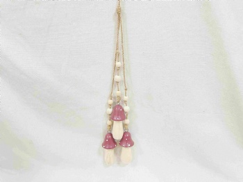 Wooden Mushroom Hanger