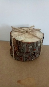 wood slice in bundle