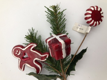 Christmas pick 26x8x4cm