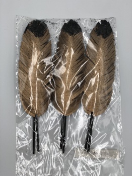 paper feather 6pcs in polybag (size:17x12cm & 14 x 9.5cm)