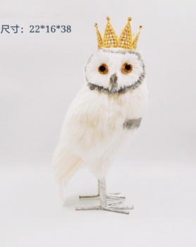 Christmas Owl White