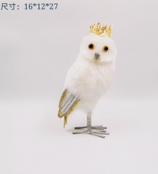 Christmas Owl White