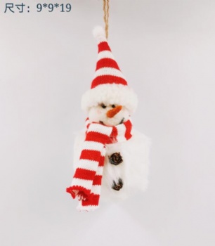 Christmas Snowman Head Hanger
