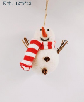 Christmas Snowman Head Hanger