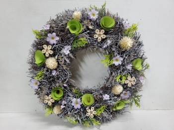 Spring Wreath Natural
