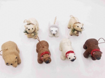 Christmas Bird, Bear Hanger