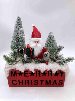 Christmas Joy & Santa Clause Tree Box