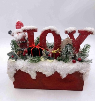 Christmas Joy & Santa Clause Tree Box