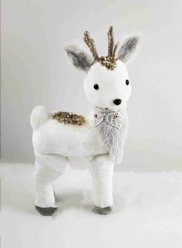 White Standing Reindeer