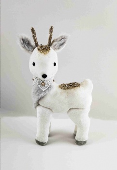 White Standing Reindeer