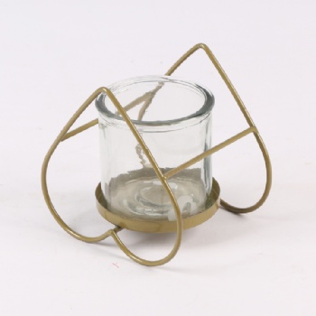 Home Decoration Wire Candle Holder Arrangement