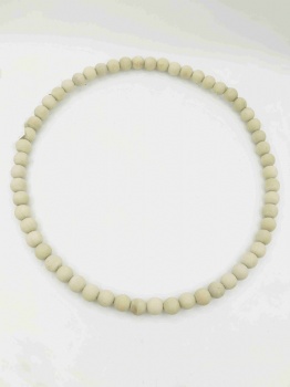Wooden bead wreath