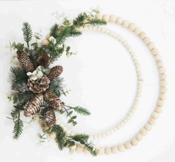 Christmas wooden Wreath