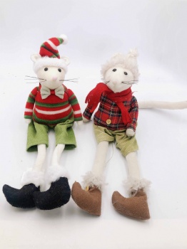 Black White & Red White Grid Mouse