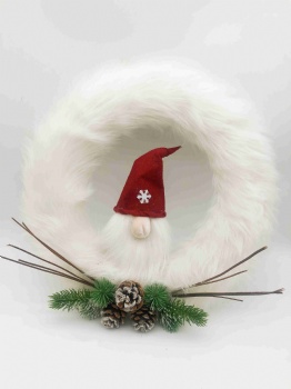 Aritifical Fur Wreath