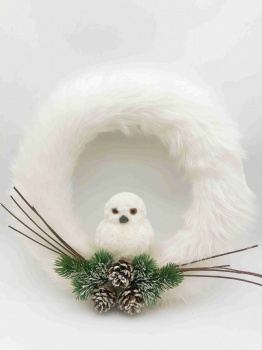 Aritifical Fur Wreath