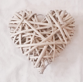 Rattan Heart Hanger