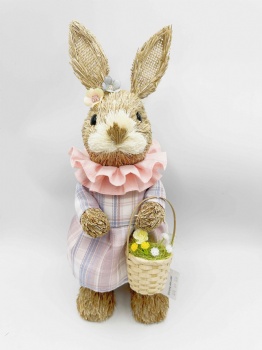 Purple Rabbit With Basket