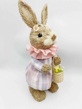 Purple Rabbit With Basket