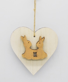 Wooden Bunny Hanger