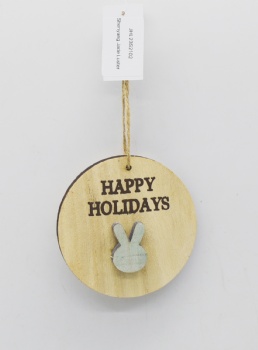 Wooden Bunny Head Hanger