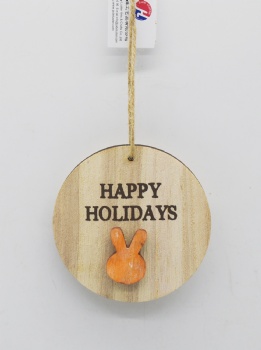 Wooden Bunny Head Hanger