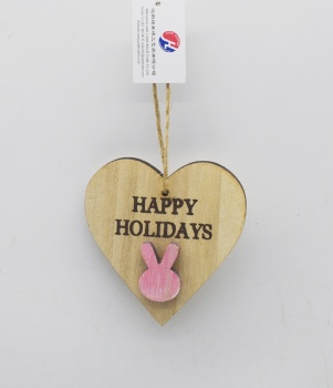 Wooden Bunny Head Hanger