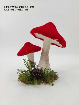 Christmas Mushroom Arrangement