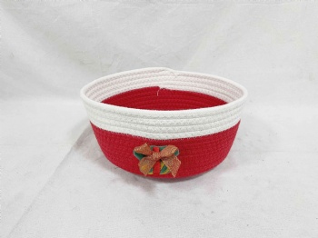 Christmas Woven Basket