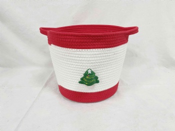 Christmas Woven Basket