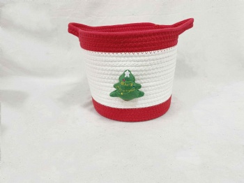 Christmas Woven Basket