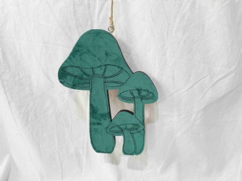 Wooden Mushroom Decoration