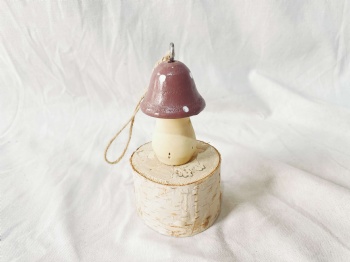 Wooden Mushroom Hanger