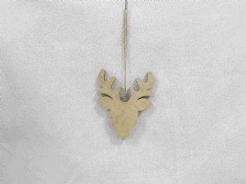 Wooden Reindeer Hanger