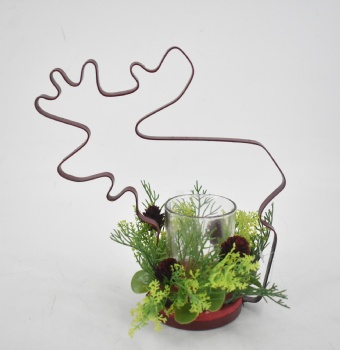 Christmas Wire Candle Holder