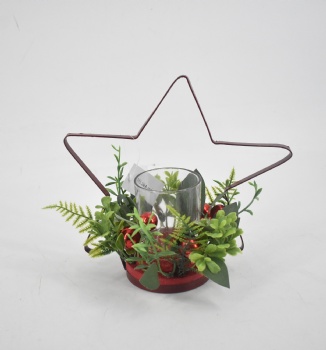 Christmas Wire Candle Holder