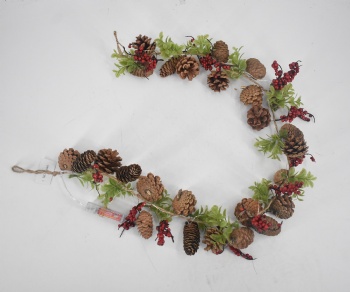 Christmas Pinecone Garland