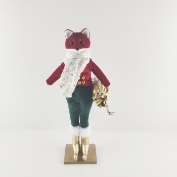 Christmas Fox Arrangement