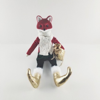 Christmas Fox Sitting