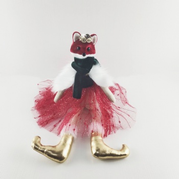 Christmas Fox Sitting