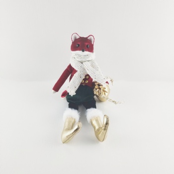 Christmas Fox Sitting