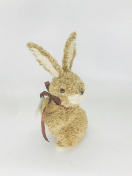 Brown Artificial Fur Bunny