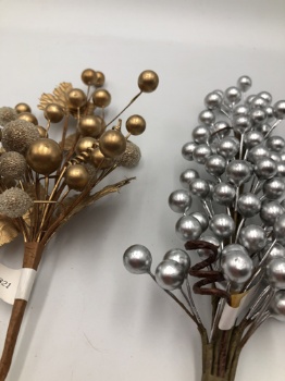 berry grape pick (silver-2.5cm)